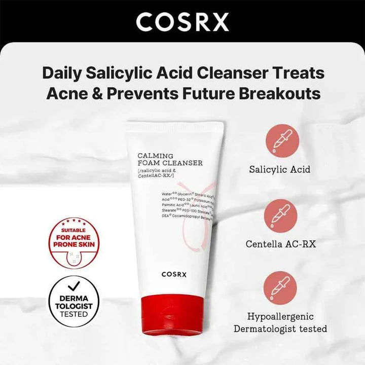 COSRX, AC collection foam cleanser, 150ml