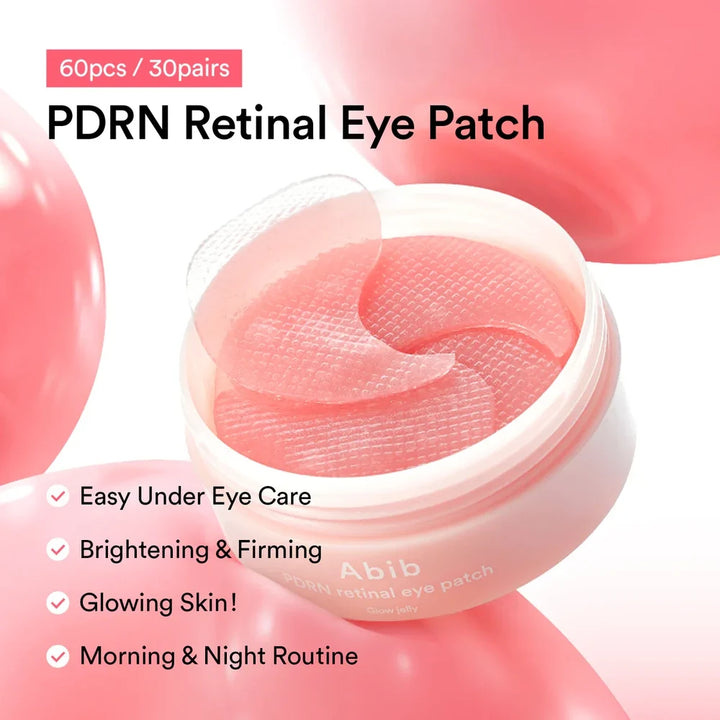Abib, PDRN Retinal Glow Jelly Eye Patch (60Patch)