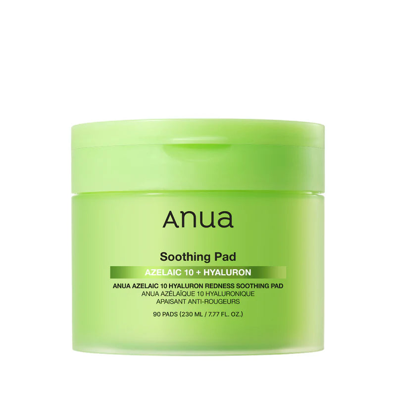 Anua, Azelaic 10 Hyaluron Redness Soothing Pad, 90 pads (230ml)