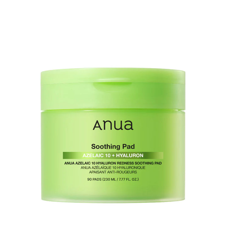 Anua, Azelaic 10 Hyaluron Redness Soothing Pad, 90 pads (230ml)
