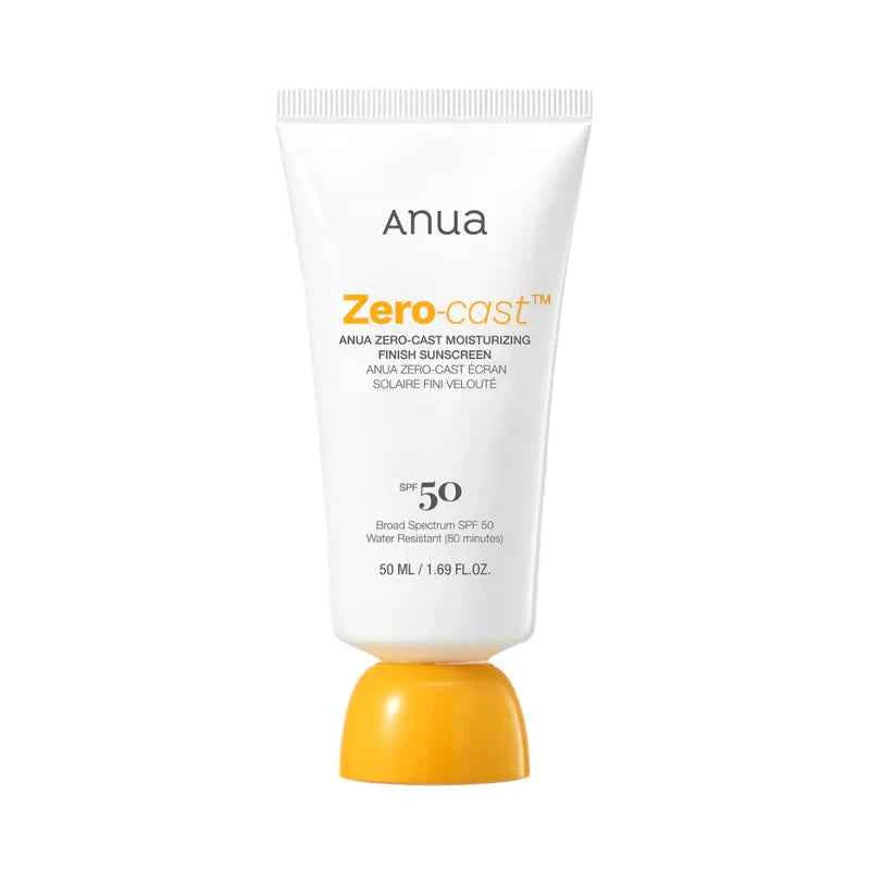 Anua, Zero-Cast Moisturizing Finish Sunscreen (50ml)