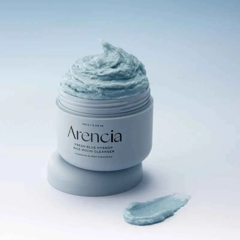 Arencia, Fresh Blue Hyssop Rice Mochi Cleanser (120g)
