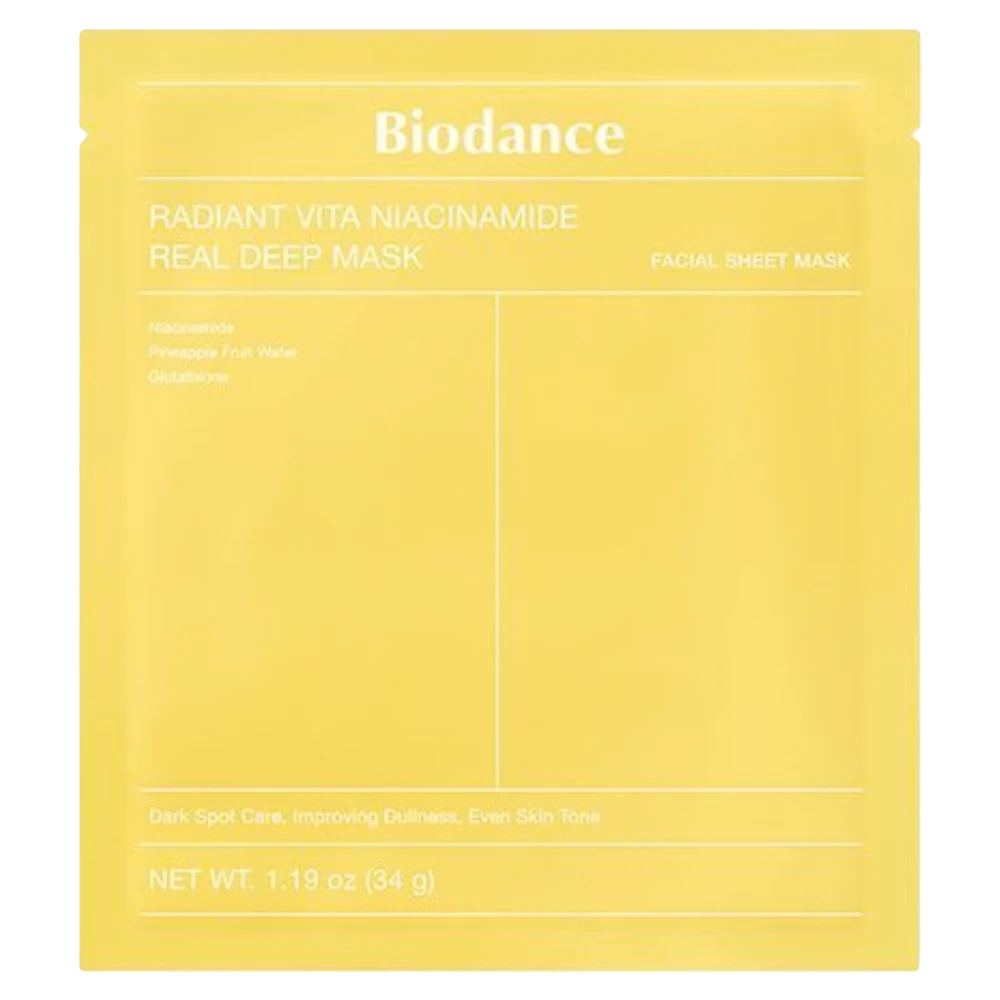 Biodance, Radiant Vita Niacinamide Real Deep Mask (34g)