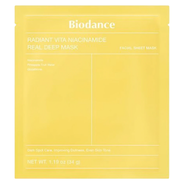 Biodance, Radiant Vita Niacinamide Real Deep Mask (34g)