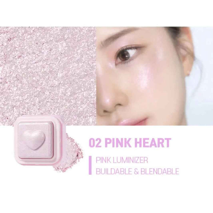 Colorgram, Milk Bling Heartlighter 02 Pink Heart