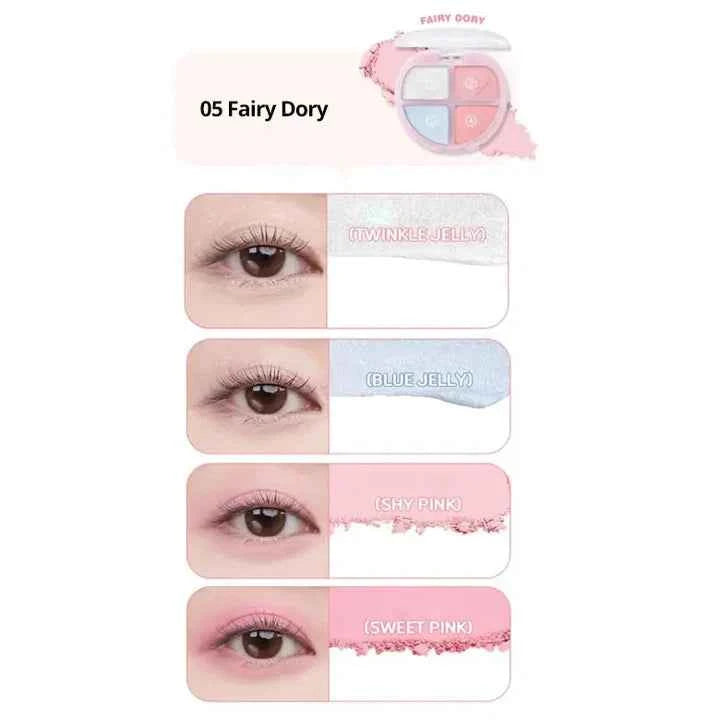 Colorgram, Tintin Dory Eyeshadow Palette #5 Fairy Dory