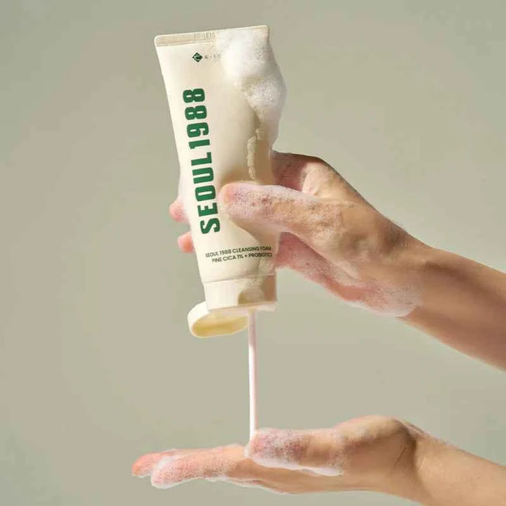 KSECRET, SEOUL 1988 Cleansing Foam: Pine Cica 1% + Probiotics (150ml)