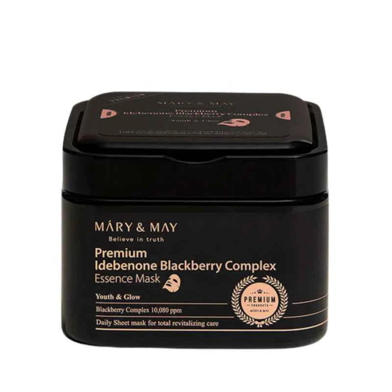 Mary & May, Premium Idebenone Blackberry Complex Essence Mask (20stk)