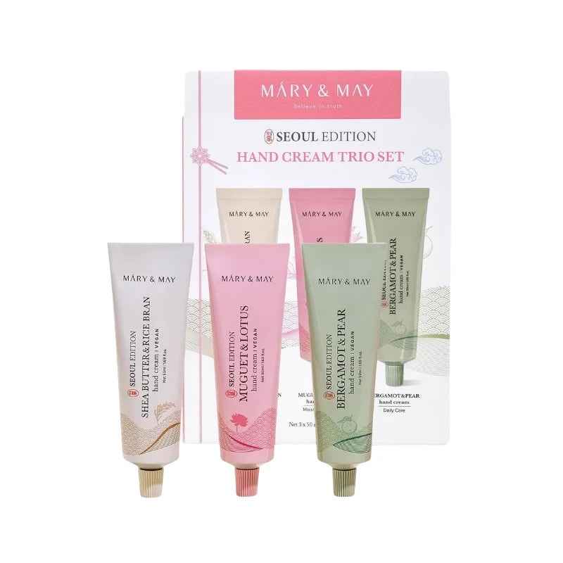 Mary & May, Seoul Edition Hand Cream Trio Set (3x50ml)