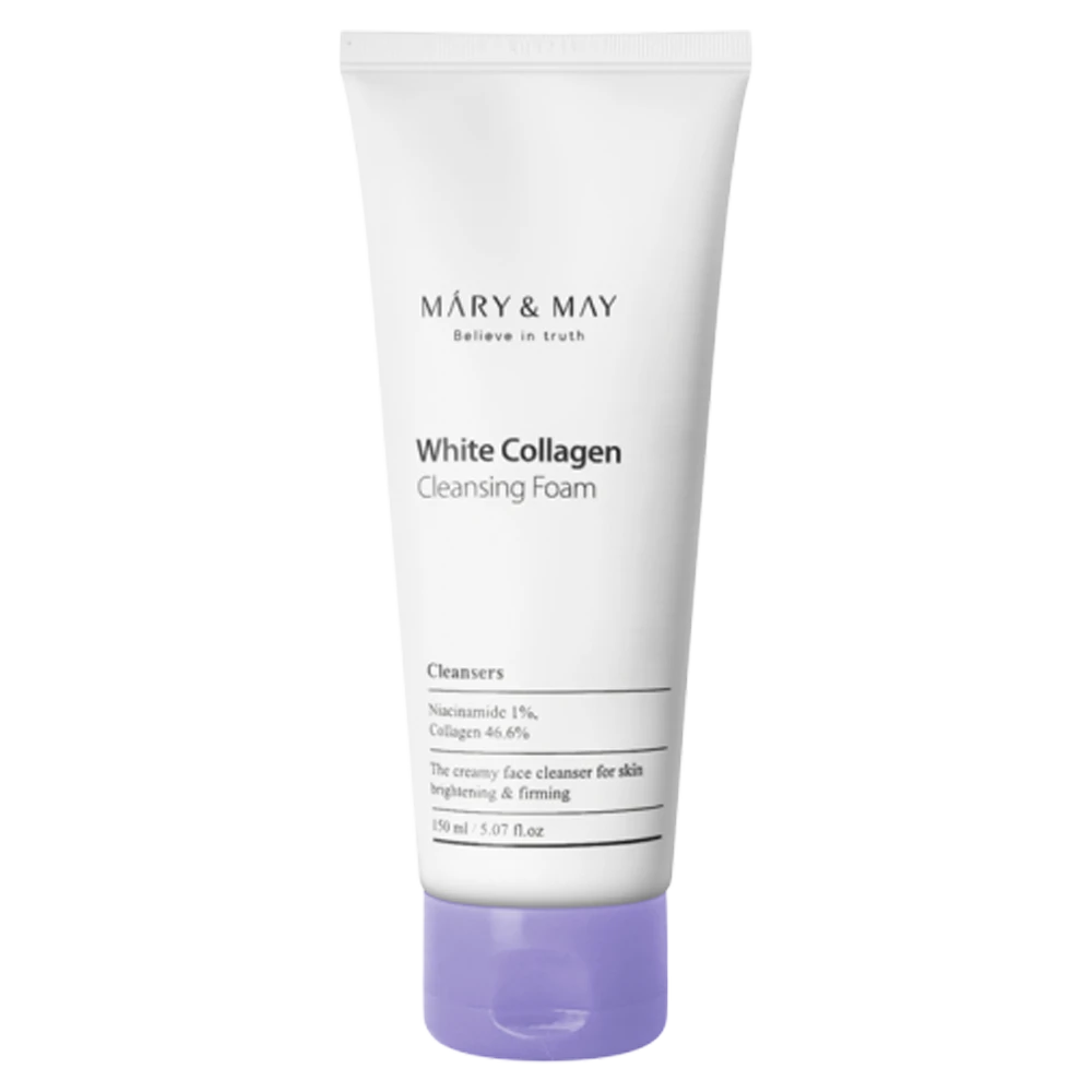 Mary & May, White Collagen Cleansing Foam (150ml)