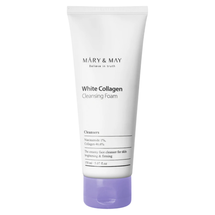 Mary & May, White Collagen Cleansing Foam (150ml)