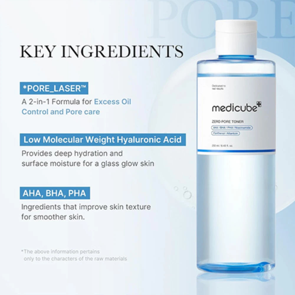 Medicube, Zero Pore Toner (250ml)
