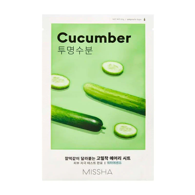 Missha, Airy Fit Sheet Mask Cucumber (19g)