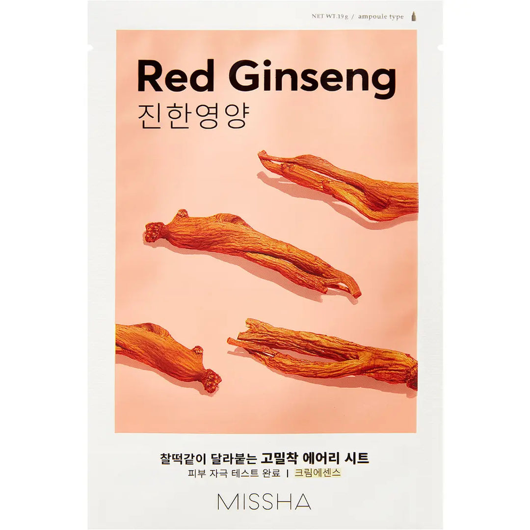 Missha, Airy Fit Sheet Mask Red Ginseng (19g)