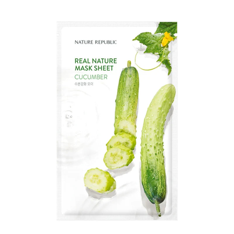 Nature Republic, Real Nature Cucumber Mask Sheet (23ml)