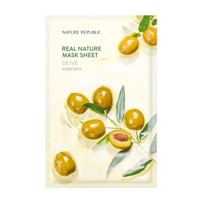 Nature Republic, Real Nature Sheet Mask Olive (23ml)