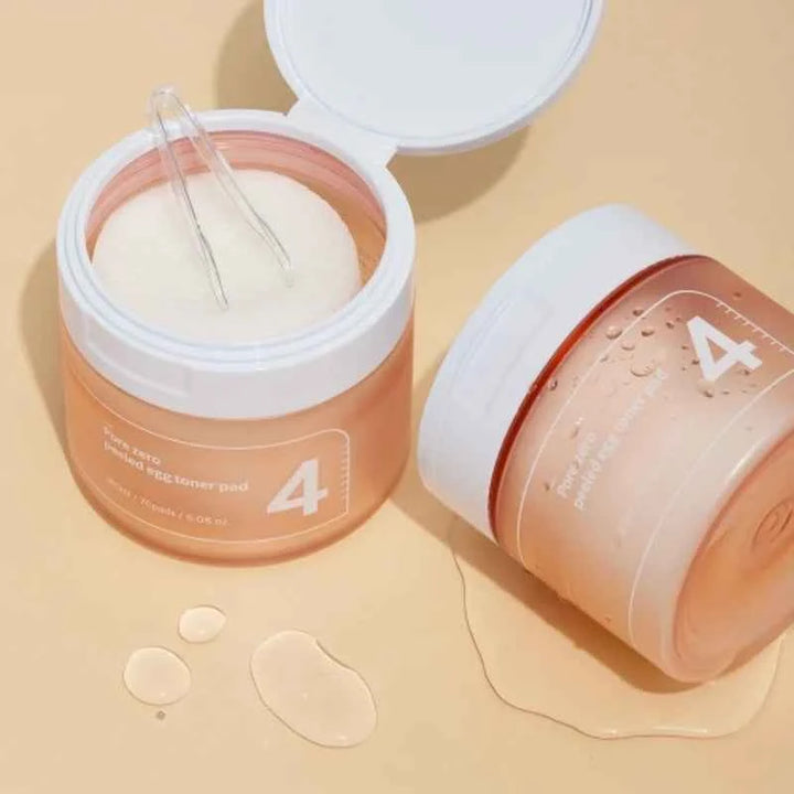 Numbuzin, No.4 Pore Zero Peeled Egg Toner Pad (70stk)