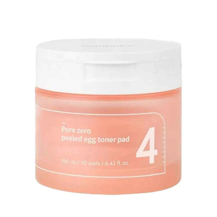 Numbuzin, No.4 Pore Zero Peeled Egg Toner Pad (70stk)