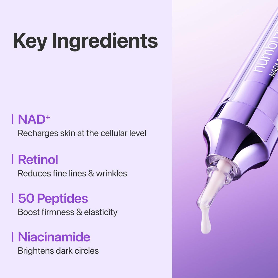 Numbuzin, No.9 NAD Retinol Volumetox Eye Cream (10ml)