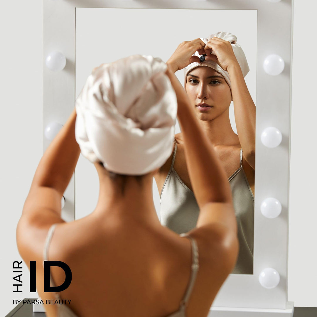 PARSA Beauty, 2in1 Microfiber & Satin Hair Turban (1stk)