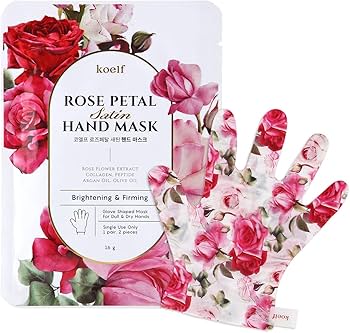 Petitfee, Rose Petal Satin Hand Mask (1par)