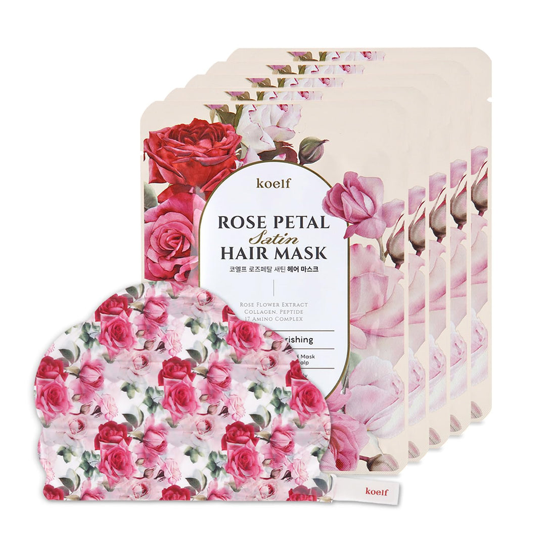 Petitfee, Rose Petal Satin Hair Mask (1stk)