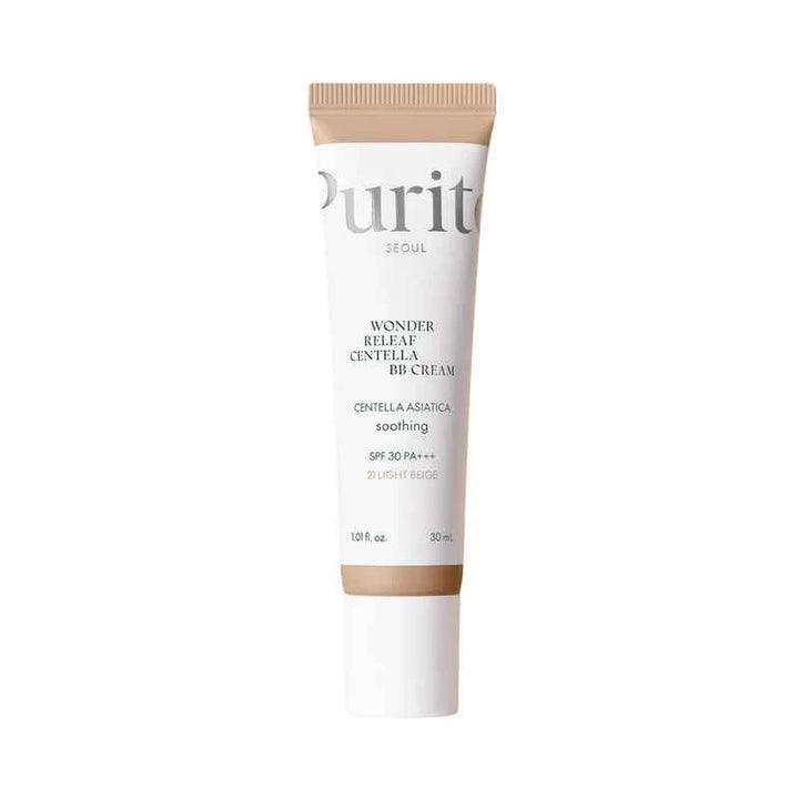Purito SEOUL, Wonder Releaf Centella BB Cream SPF30 PA+++ #21 Light Beige (30ml)