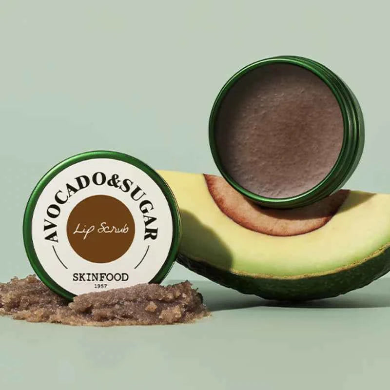 SKINFOOD, Avocado & Sugar Lip Scrub (14g)