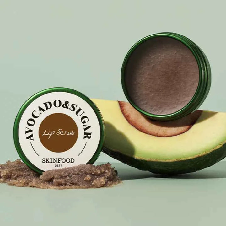 SKINFOOD, Avocado & Sugar Lip Scrub (14g)
