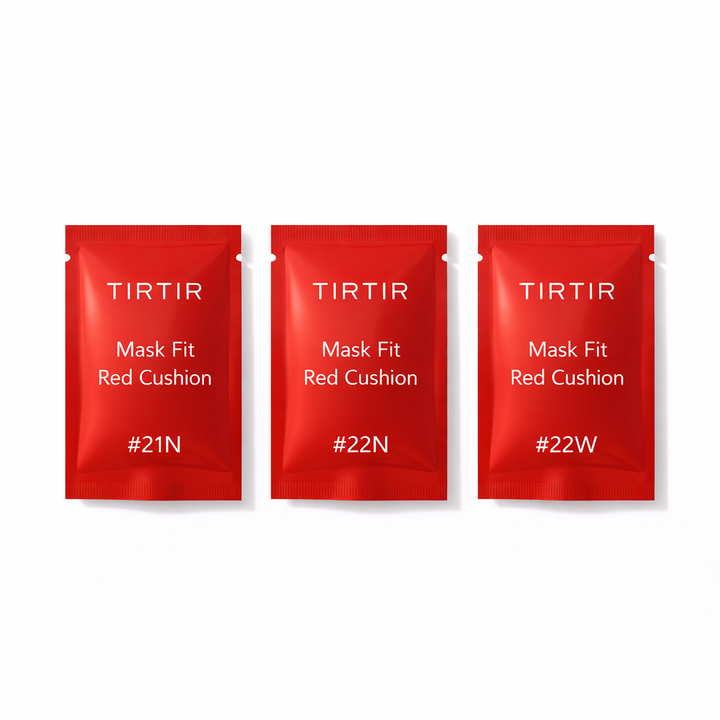 TIRTIR, Mask Fit Red Cushion #21N, #22N, #22W (3x1g Sample)