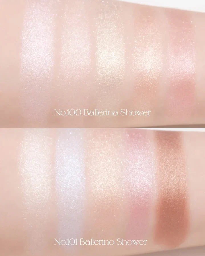 Unleashia, Mood Shower Face Palette 100 Ballerina Shower (4g)