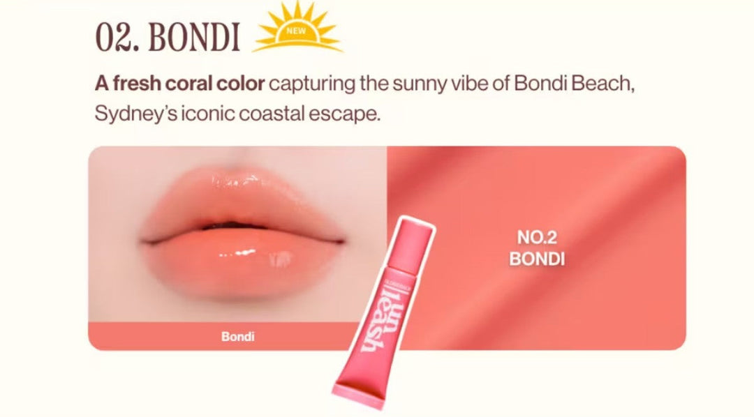 Unleashia, Sunset Dazzle Gloss Balm 2 Bondi (10g)