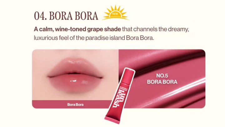 Unleashia, Sunset Dazzle Gloss Balm 4 Bora Bora (10g)
