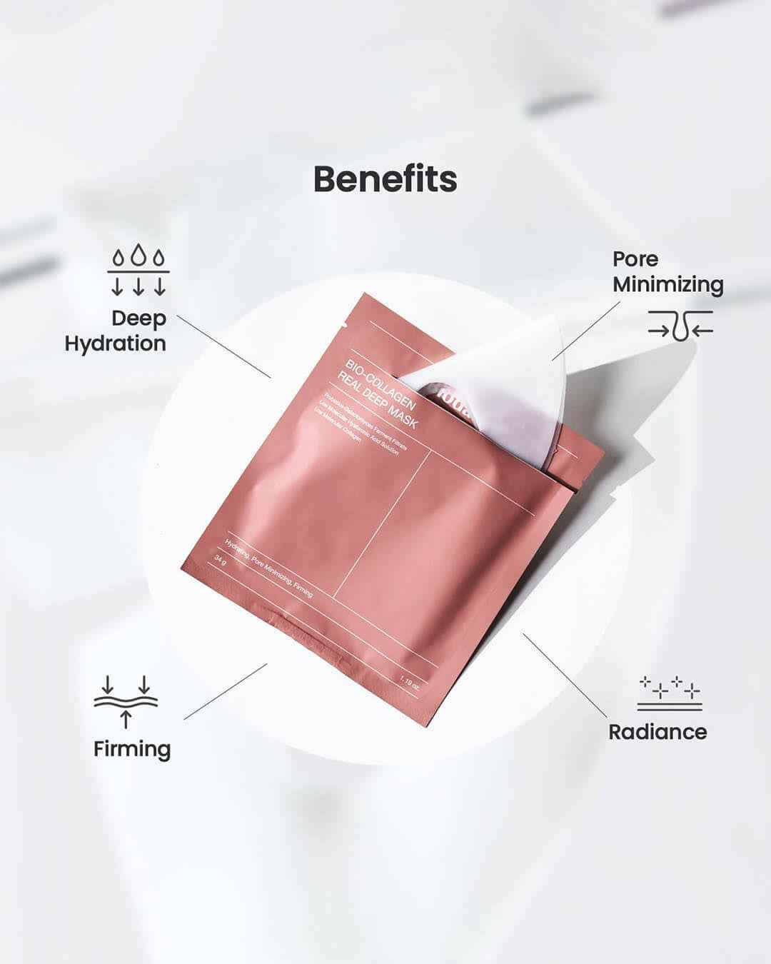 Biodance, Bio-Collagen Real Deep Mask (4 pcs)