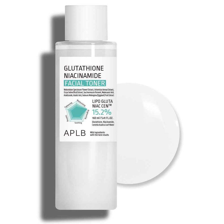 APLB, glutathione niacinamide facial toner, 160ml