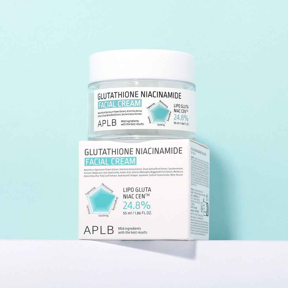 APLB, glutathione niacinamide facial cream, 55ml