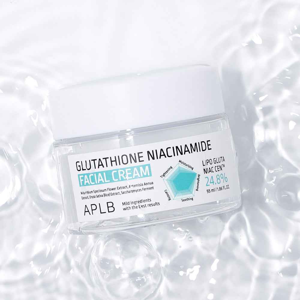 APLB, glutathione niacinamide facial cream, 55ml